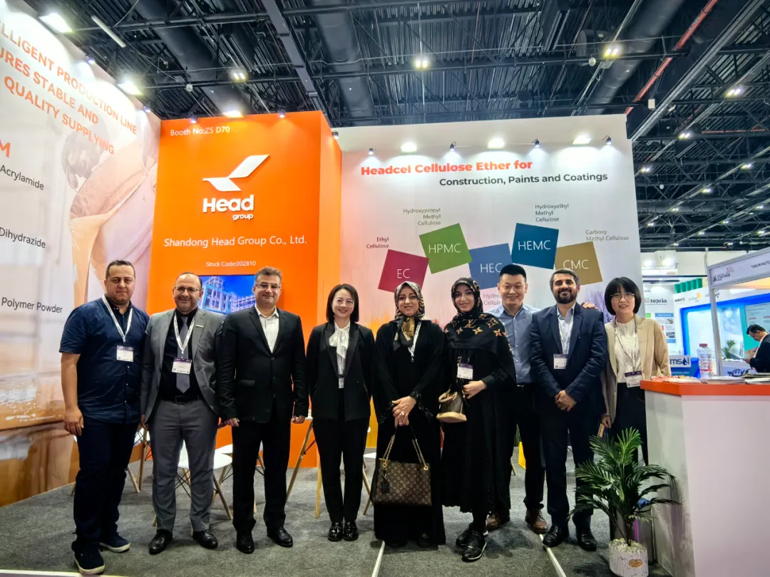 “展”出風(fēng)采!赫達集團攜Headcel纖維素醚實力亮相2024中東涂料展!